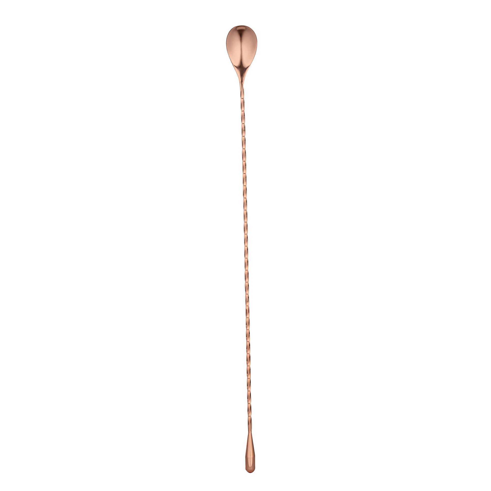 restaurantware Bar Lux Copper-Plated Stainless Steel Belicoso Barspoon - 16" - 1 count box