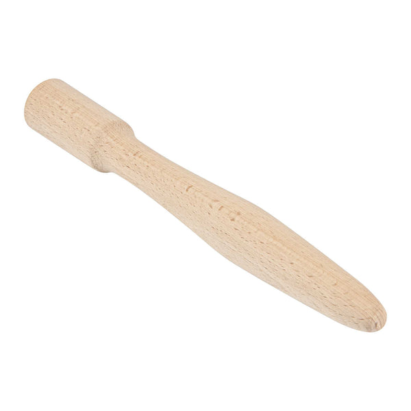 Restaurantware Bar Lux Natural Wood Muddler - 9 3/4" - 1 Count Box