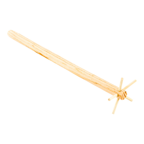 Restaurantware Bar Lux Natural Wood Swizzle Stick - 11 1/4" - 1 Count Box