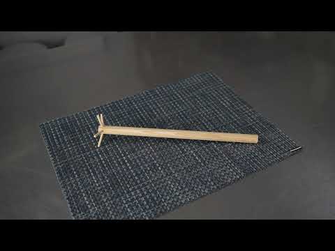 Restaurantware Bar Lux Natural Wood Swizzle Stick - 11 1/4" - 1 Count Box