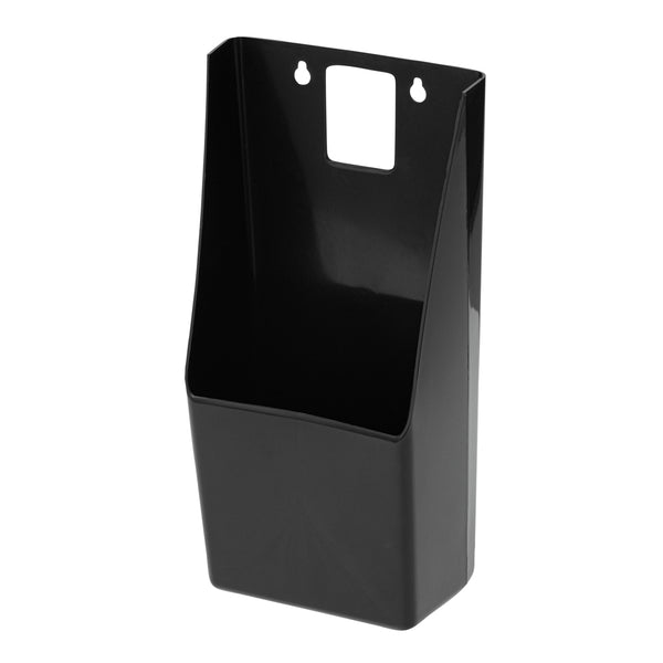 Restaurantware Bar Lux Rectangle Black Bottle Cap Catcher - With Bottle Opener - 8 1/4" X 5 1/2" X 3" - 10 Count Box
