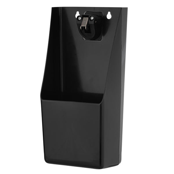 Restaurantware Bar Lux Rectangle Black Bottle Cap Catcher - With Bottle Opener - 8 1/4" X 5 1/2" X 3" - 10 Count Box