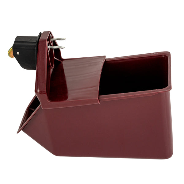 Restaurantware Bar Lux Rectangle Red Bottle Cap Catcher - With Bottle Opener - 9" X 5 1/2" X 4 3/4" - 10 Count Box
