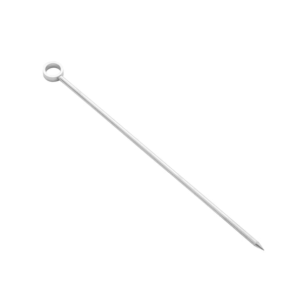 Restaurantware Bar Lux Stainless Steel Cocktail Pick - 4 1/2" - 10 Count Box