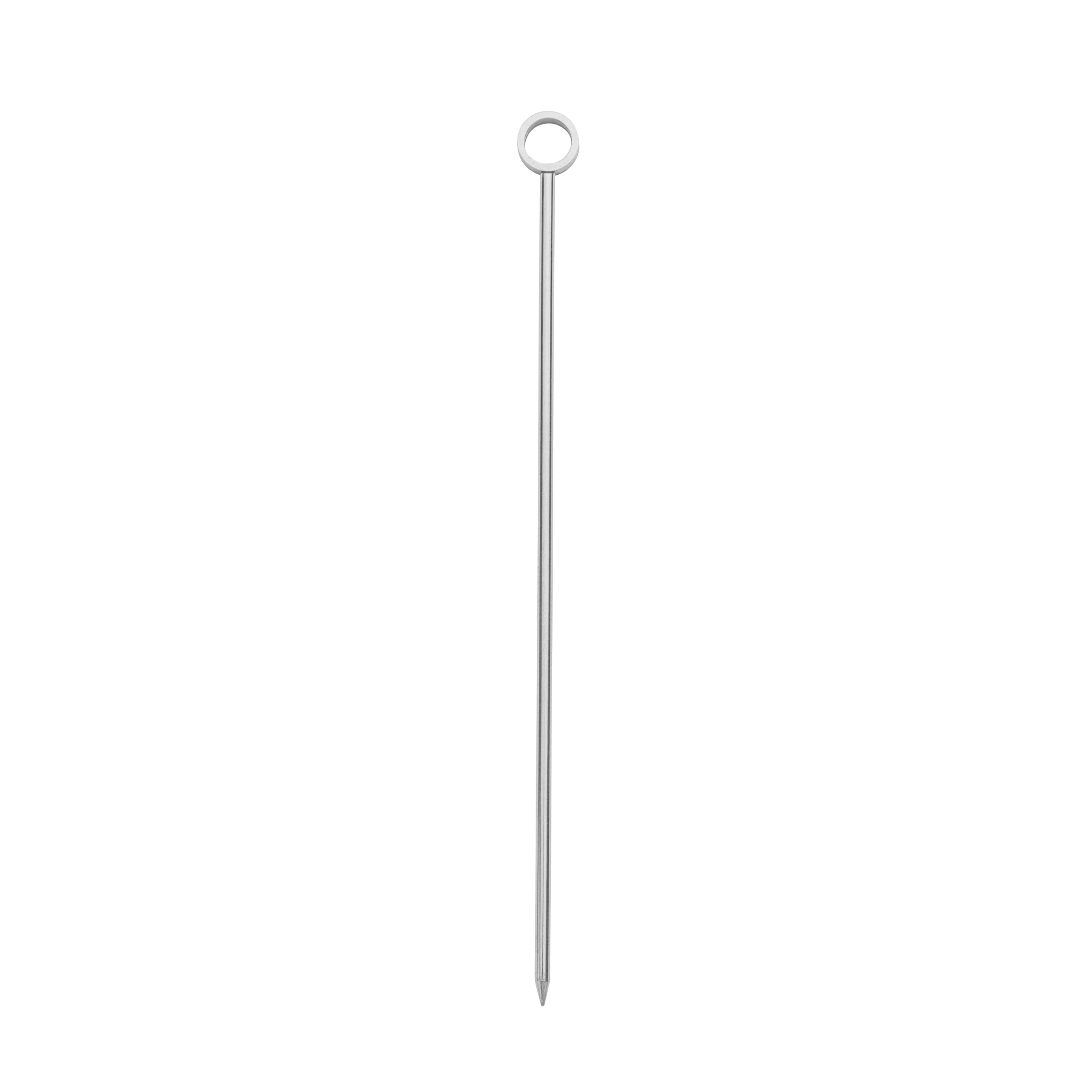restaurantware Bar Lux Stainless Steel Cocktail Pick - 4 1/2" - 10 count box
