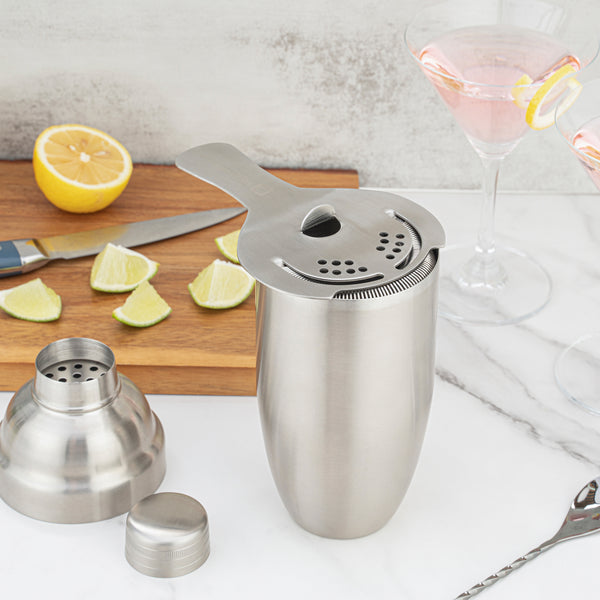 Restaurantware Bar Lux Stainless Steel Hawthorne Strainer - 6" - 1 Count Box