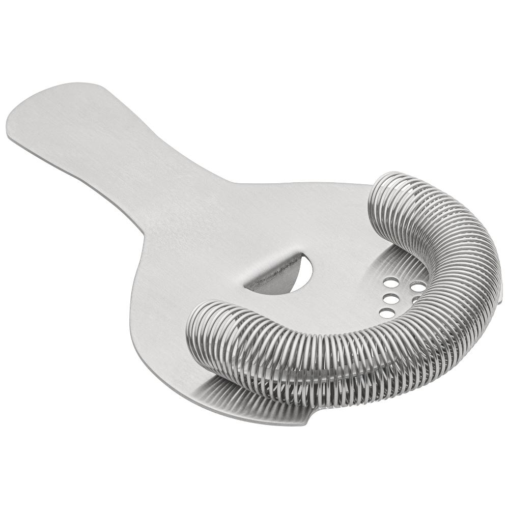 restaurantware Bar Lux Stainless Steel Hawthorne Strainer - 6" - 1 count box