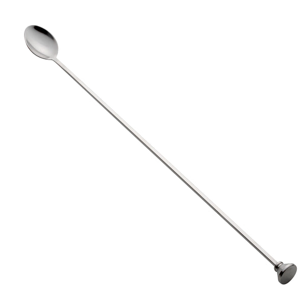 Restaurantware Bar Lux Stainless Steel Muddler Barspoon - 16" X 1 1/4" X 3/4" - 1 Count Box