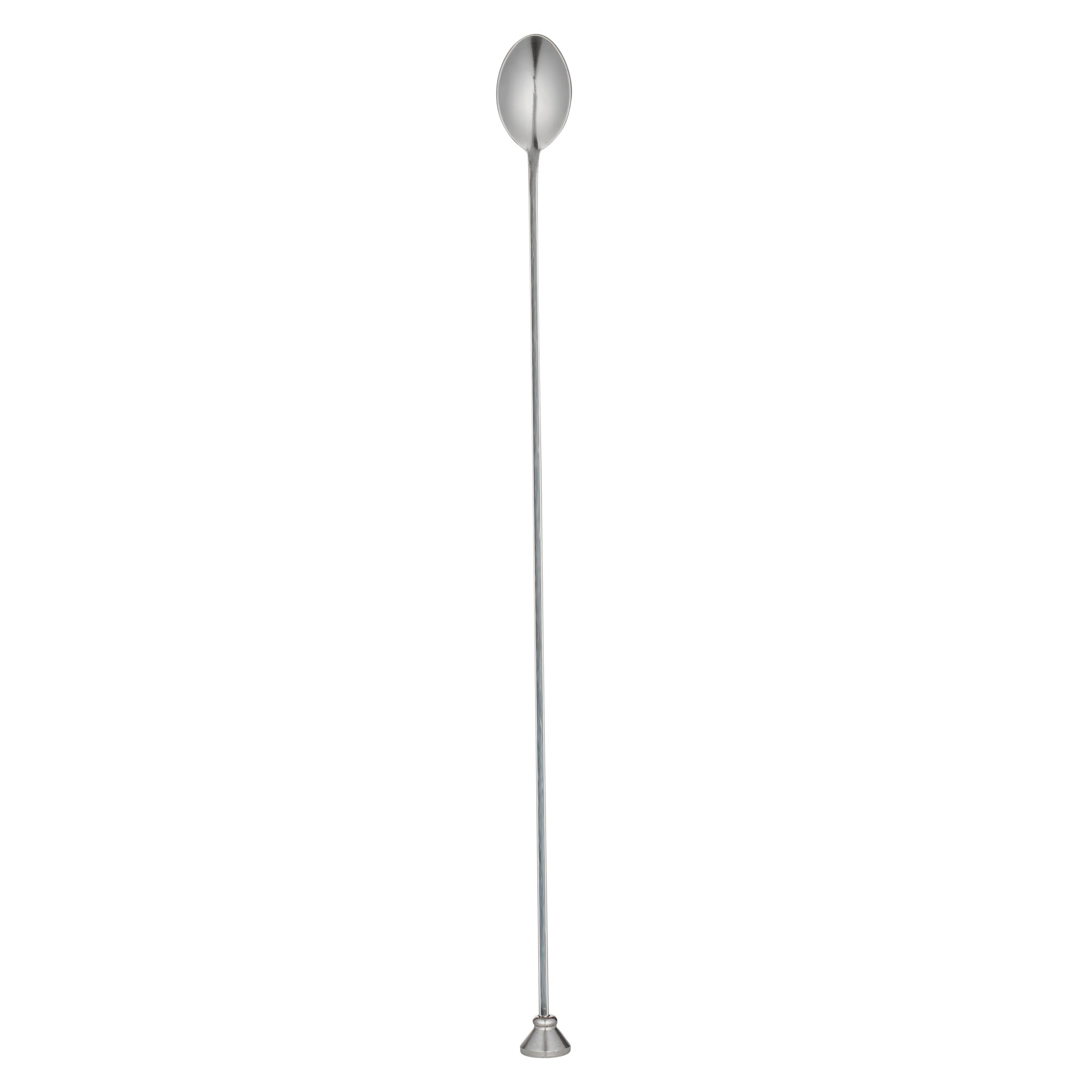 restaurantware Bar Lux Stainless Steel Muddler Barspoon - 16" x 1 1/4" x 3/4" - 1 count box