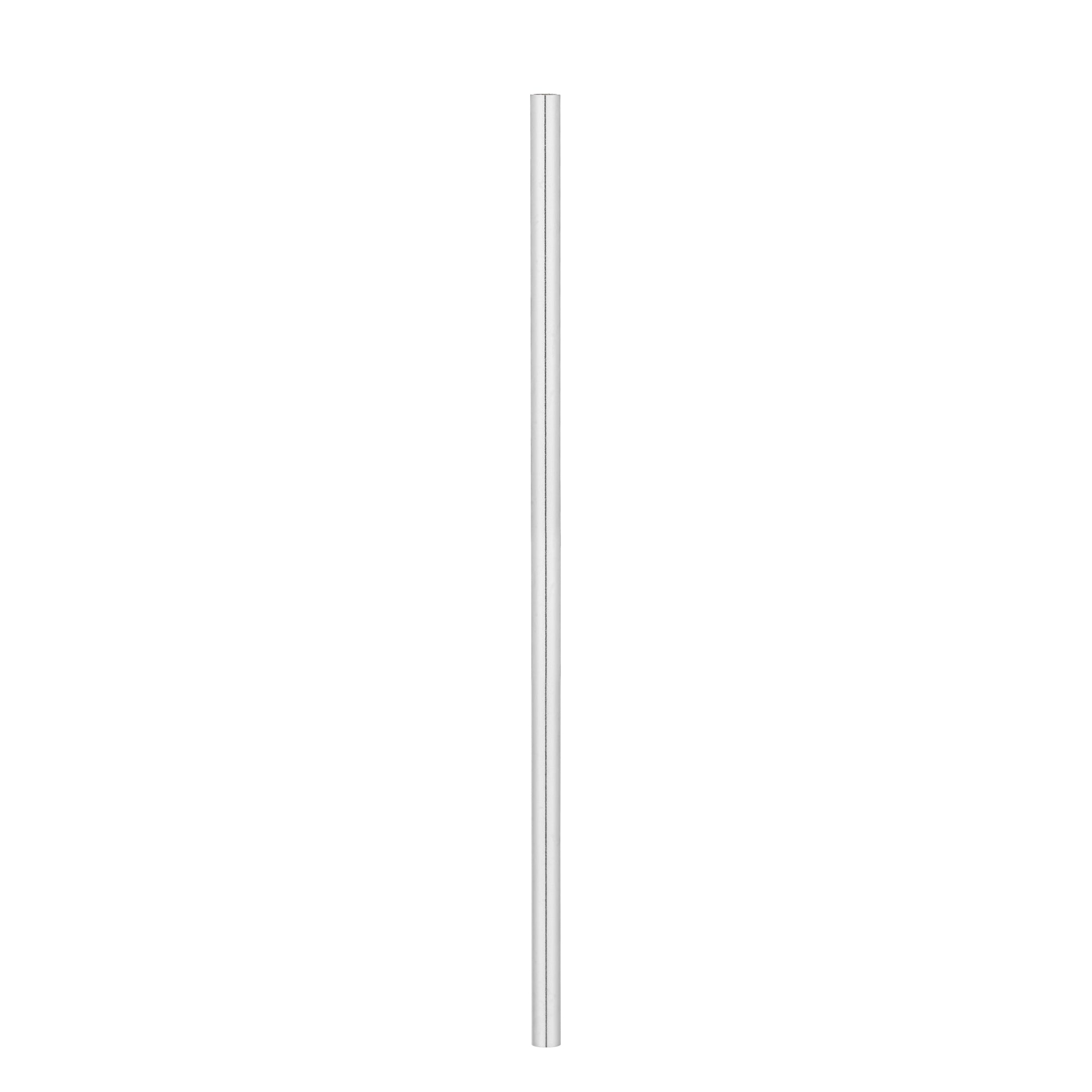 restaurantware Bar Lux Stainless Steel Straw - 7 1/2" - 2 count box