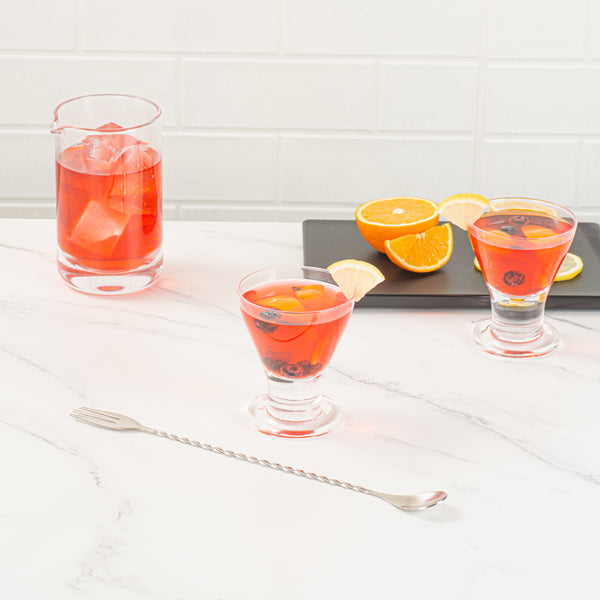 Restaurantware Bar Lux Stainless Steel Trident Barspoon - 12" - 1 Count Box