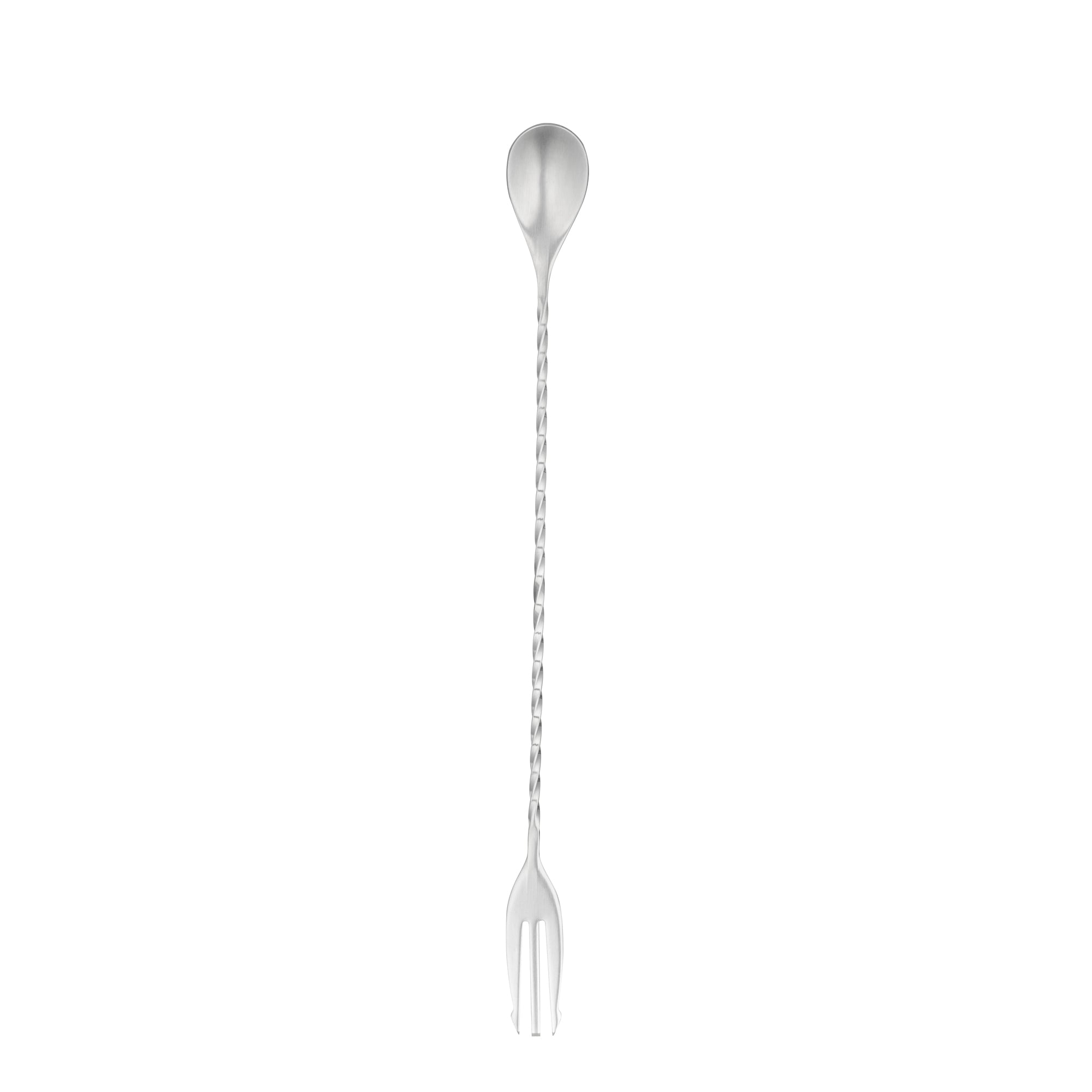 restaurantware Bar Lux Stainless Steel Trident Barspoon - 12" - 1 count box