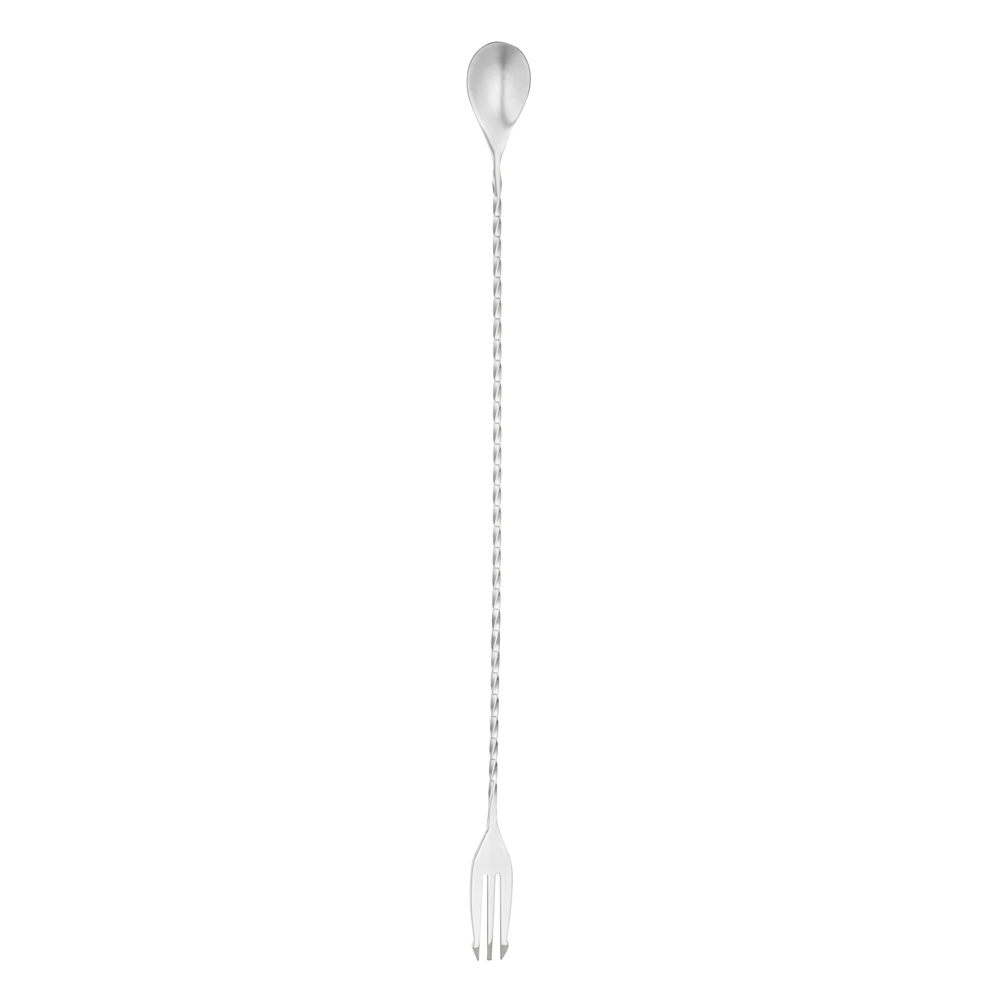 restaurantware Bar Lux Stainless Steel Trident Barspoon - 16" x 1 1/4" x 1/2" - 1 count box