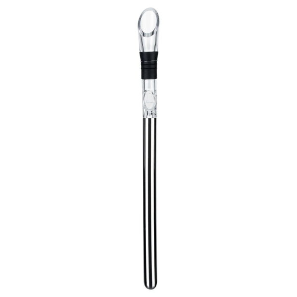 Restaurantware Bar Lux Stainless Steel Wine Chiller Stick / Pourer - With Aerator - 12 3/4" - 1 Count Box