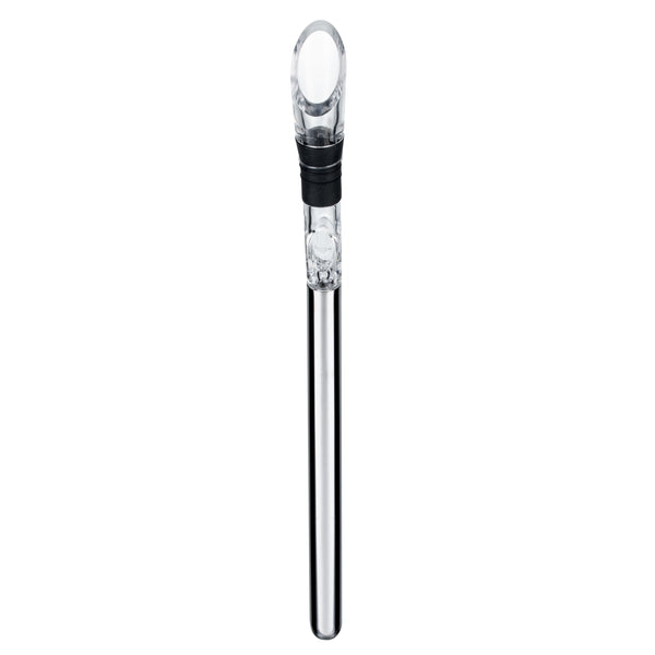 Restaurantware Bar Lux Stainless Steel Wine Chiller Stick / Pourer - With Aerator - 12 3/4" - 1 Count Box