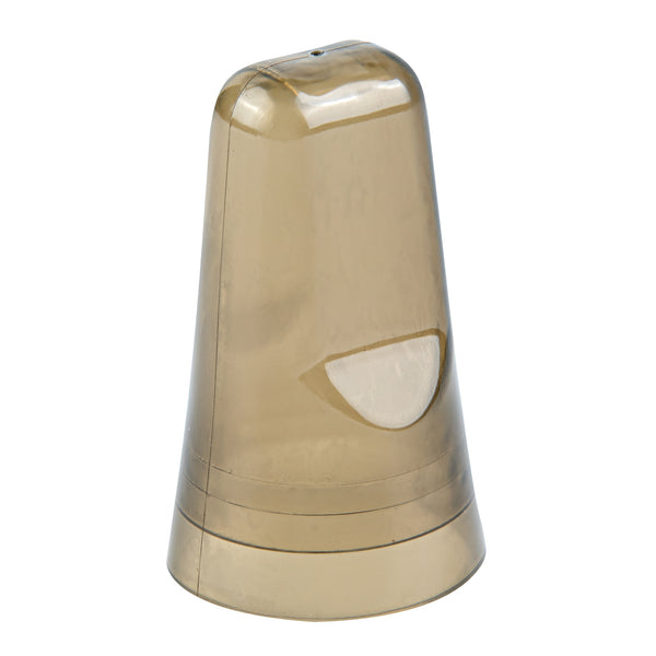 Restaurantware Bar Lux Translucent Plastic Liquor Pourer Cover - Universal - 1 3/4" X 1 3/4" X 3" - 100 Count Box