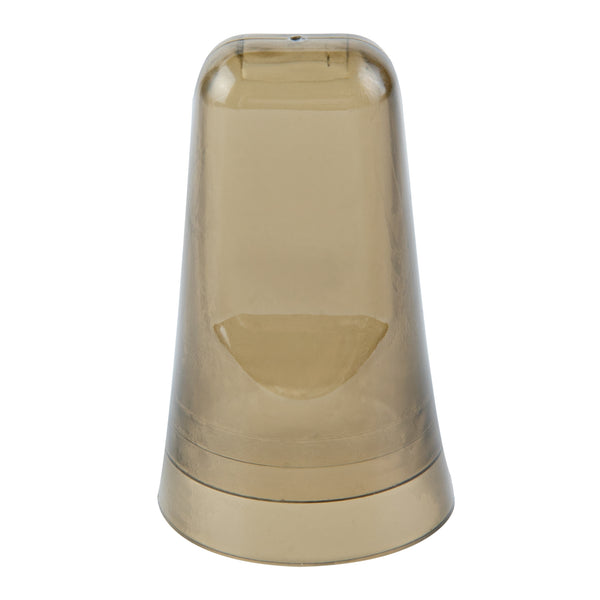 Restaurantware Bar Lux Translucent Plastic Liquor Pourer Cover - Universal - 1 3/4" X 1 3/4" X 3" - 100 Count Box