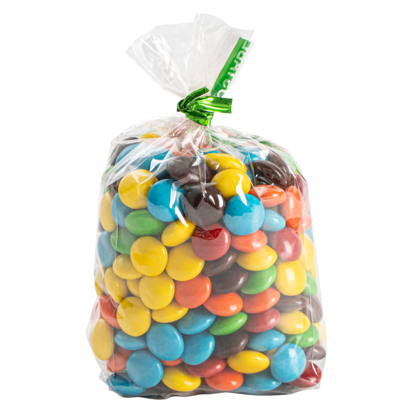 Restaurantware Basic Nature Clear Plastic Gusset Bag - Compostable High Clarity Heat Sealable - 2" X 1" X 5" - 100 Count Box