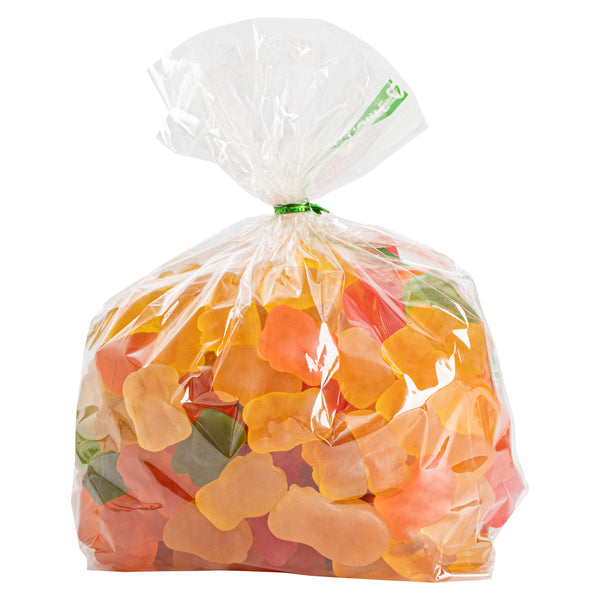 Restaurantware Basic Nature Clear Plastic Gusset Bag - Compostable High Clarity Heat Sealable - 4" X 2 1/4" X 8" - 100 Count Box