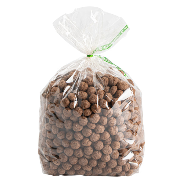 Restaurantware Basic Nature Clear Plastic Gusset Bag - Compostable High Clarity Heat Sealable - 5" X 3" X 12" - 100 Count Box