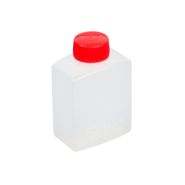 Restaurantware Bento Tek 2 Oz Translucent Plastic Soy Sauce Bottle - With Red Cap - 1 1/2" X 1" X 2 1/2" - 1000 Count Box