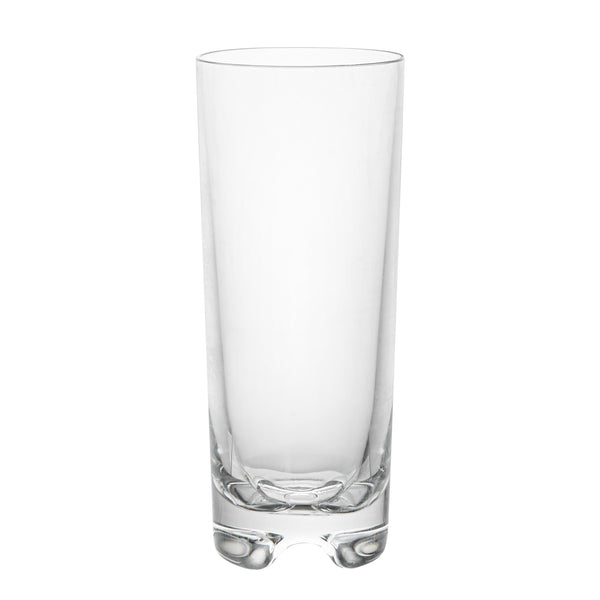 Restaurantware Bev Tek 10 Oz Polycarbonate Collins Glass - 2 1/2" X 2 1/2" X 6 1/4" - 48 Count Box