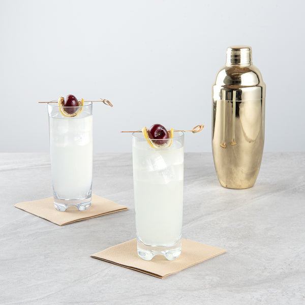 Restaurantware Bev Tek 10 Oz Polycarbonate Collins Glass - 2 1/2" X 2 1/2" X 6 1/4" - 48 Count Box