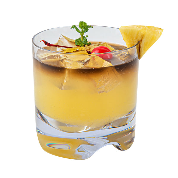 Restaurantware Bev Tek 10 Oz Polycarbonate Rocks Glass - 3 1/2" X 3 1/2" X 3 1/2" - 48 Count Box