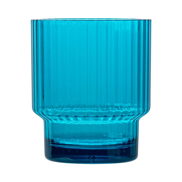 Restaurantware Bev Tek 11 Oz Blue SAN Plastic Tumbler - Stackable - 48 Count Box