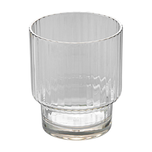 Restaurantware Bev Tek 11 Oz Clear SAN Plastic Tumbler - Stackable - 48 Count Box