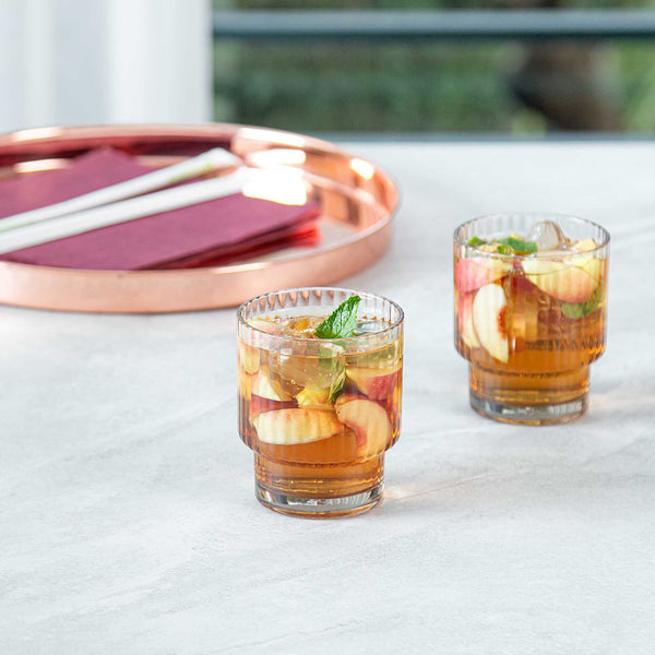 Restaurantware Bev Tek 11 Oz Clear SAN Plastic Tumbler - Stackable - 48 Count Box