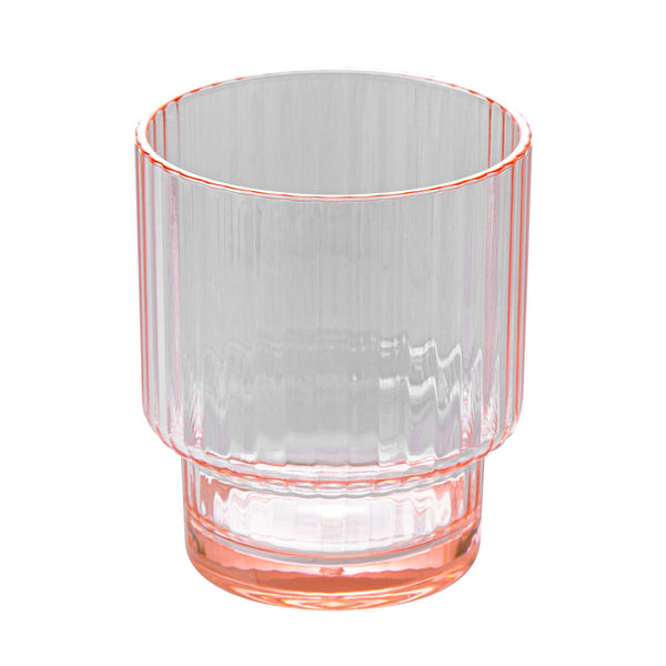 Restaurantware Bev Tek 11 Oz Pink SAN Plastic Tumbler - Stackable - 48 Count Box