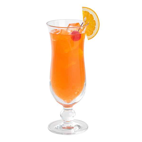 Restaurantware Bev Tek 11 Oz Polycarbonate Hurricane Glass - 3" X 3" X 8" - 48 Count Box