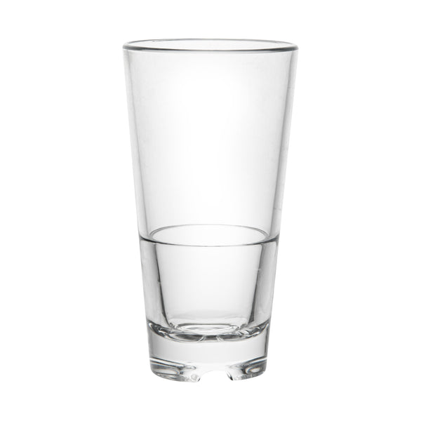 Restaurantware Bev Tek 11 Oz Polycarbonate Old Fashioned Glass - Stackable - 3" X 3" X 5 3/4" - 48 Count Box