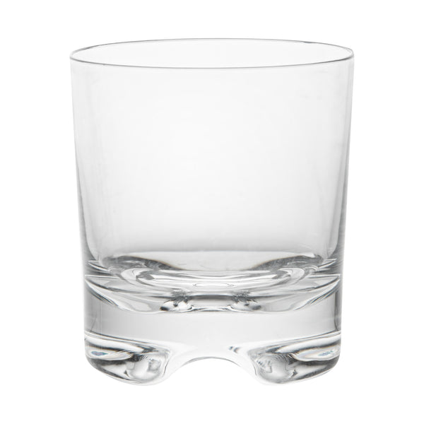 Restaurantware Bev Tek 12 Oz Polycarbonate Double Old Fashioned Glass - 3 1/2" X 3 1/2" X 3 3/4" - 48 Count Box