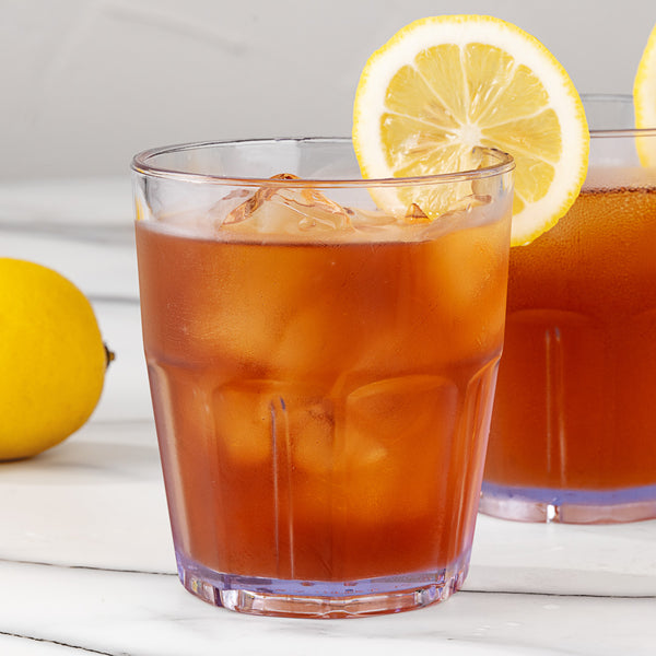 Restaurantware Bev Tek 12 Oz Round Clear Plastic Tumbler - Shatter-Resistant - 3 1/2" X 3 1/2" X 4" - 50 Count Box