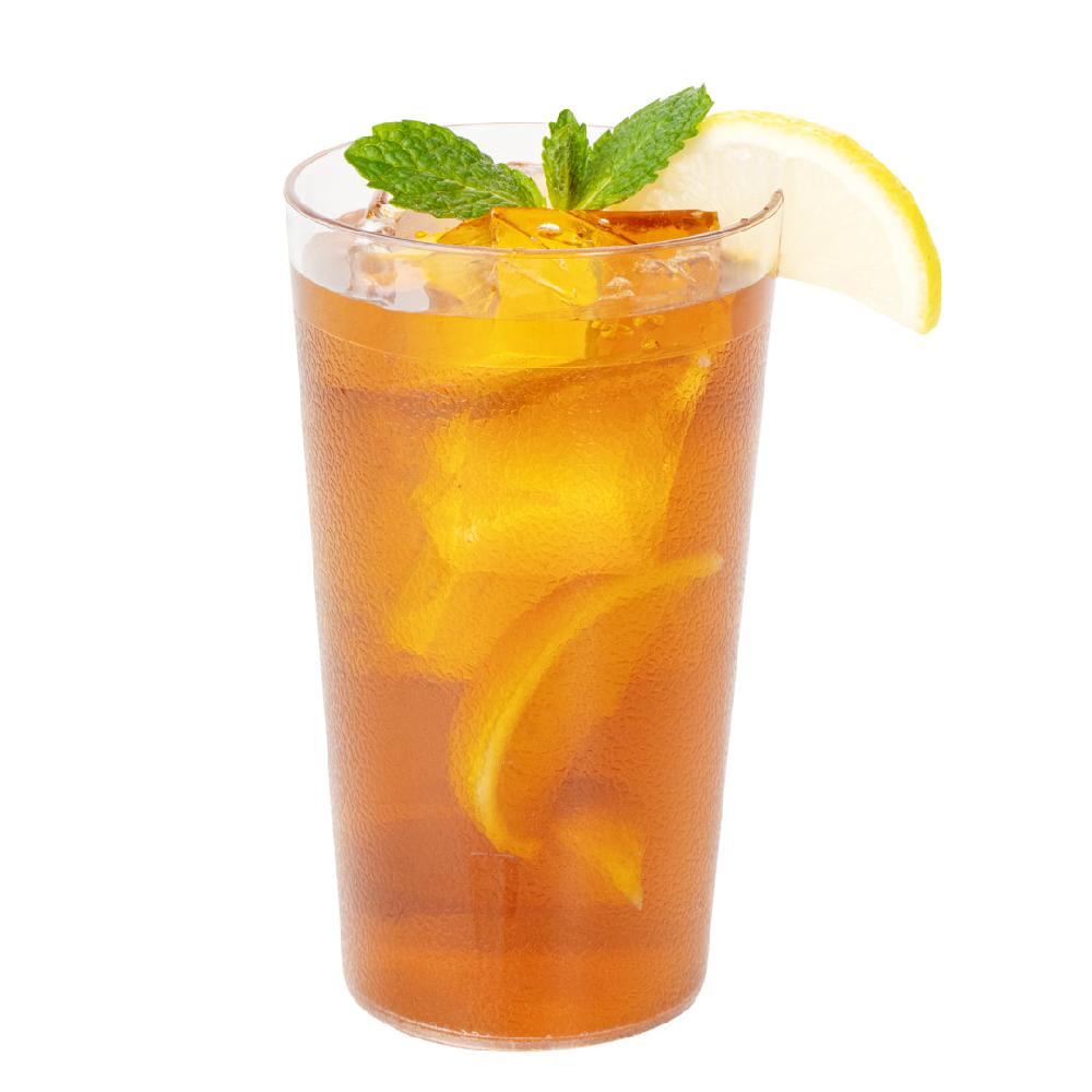 restaurantware Bev Tek 12 oz SAN Plastic Tumbler - Pebbled - 3" x 3" x 5" - 12 count box