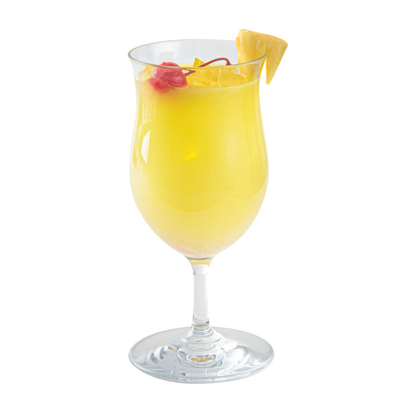Restaurantware Bev Tek 13 Oz Polycarbonate Poco Grande / Piña Colada Glass - 3 1/2" X 3 1/2" X 7 1/2" - 48 Count Box