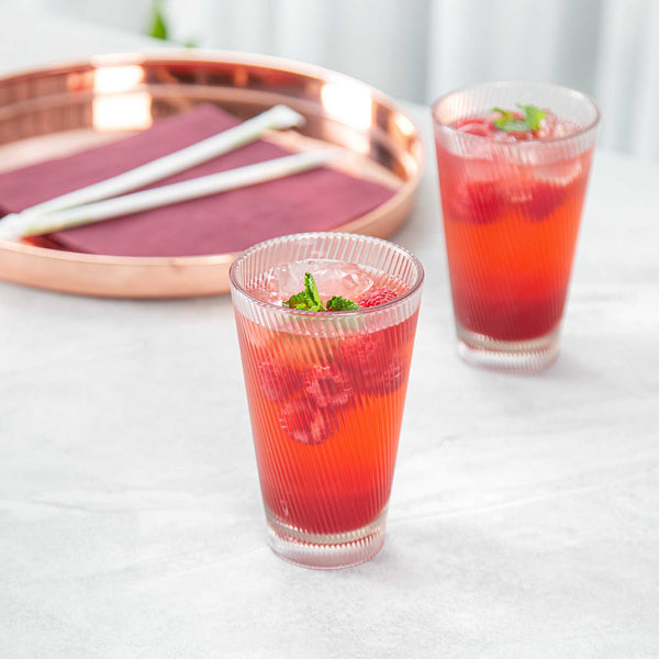 Restaurantware Bev Tek 14 Oz Clear SAN Plastic Tumbler - 48 Count Box