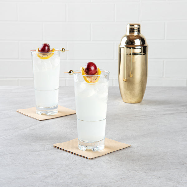 Restaurantware Bev Tek 14 Oz Polycarbonate Highball Glass - Stackable - 3" X 3" X 6 1/2" - 48 Count Box