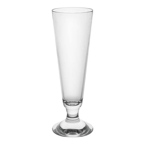 Restaurantware Bev Tek 14 Oz Polycarbonate Pilsner Beer Glass - 3 1/4" X 3 1/4" X 9 1/4" - 24 Count Box