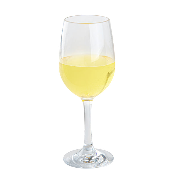 Restaurantware Bev Tek 14 Oz Polycarbonate Wine Glass - 3 1/4" X 3 1/4" X 8 1/2" - 48 Count Box