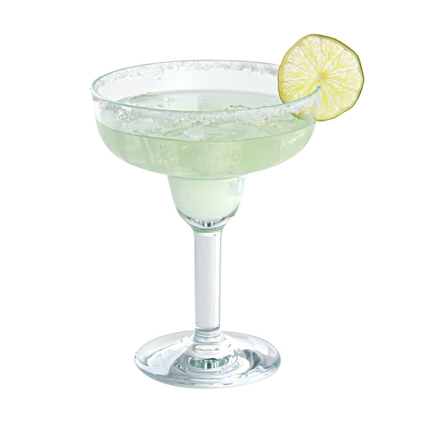 Restaurantware Bev Tek 15 Oz Polycarbonate Margarita Glass - 5 1/4" X 5 1/4" X 6 3/4" - 24 Count Box