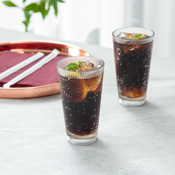 Restaurantware Bev Tek 16 Oz Clear SAN Plastic Tumbler - 48 Count Box