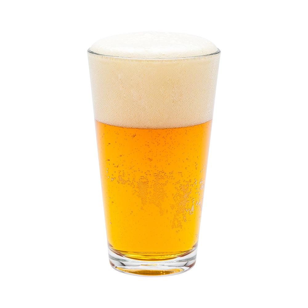 restaurantware Bev Tek 16 oz Conical Pint Glass - 3 1/2" x 3 1/2" x 5 3/4" - 12 count box