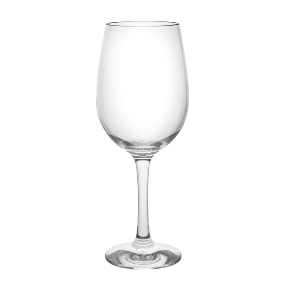 Restaurantware Bev Tek 16 Oz Polycarbonate Wine Glass - 3 1/2" X 3 1/2" X 9 1/4" - 48 Count Box
