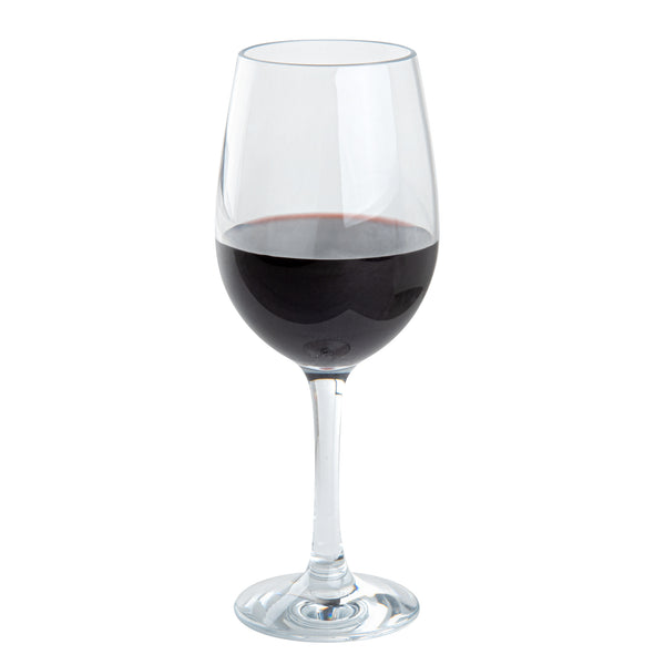 Restaurantware Bev Tek 16 Oz Polycarbonate Wine Glass - 3 1/2" X 3 1/2" X 9 1/4" - 48 Count Box