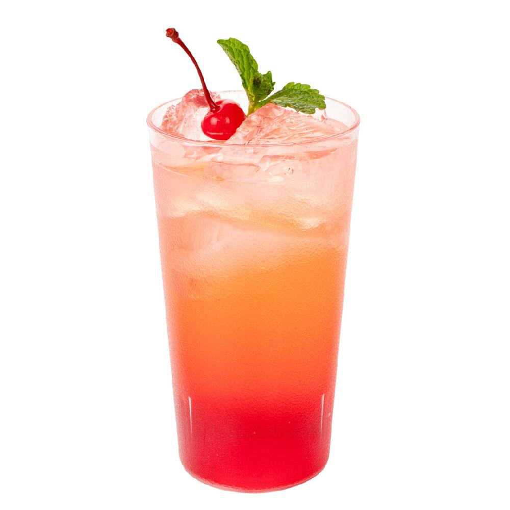 restaurantware Bev Tek 16 oz SAN Plastic Tumbler - Pebbled - 3 1/4" x 3 1/4" x 5 3/4" - 12 count box