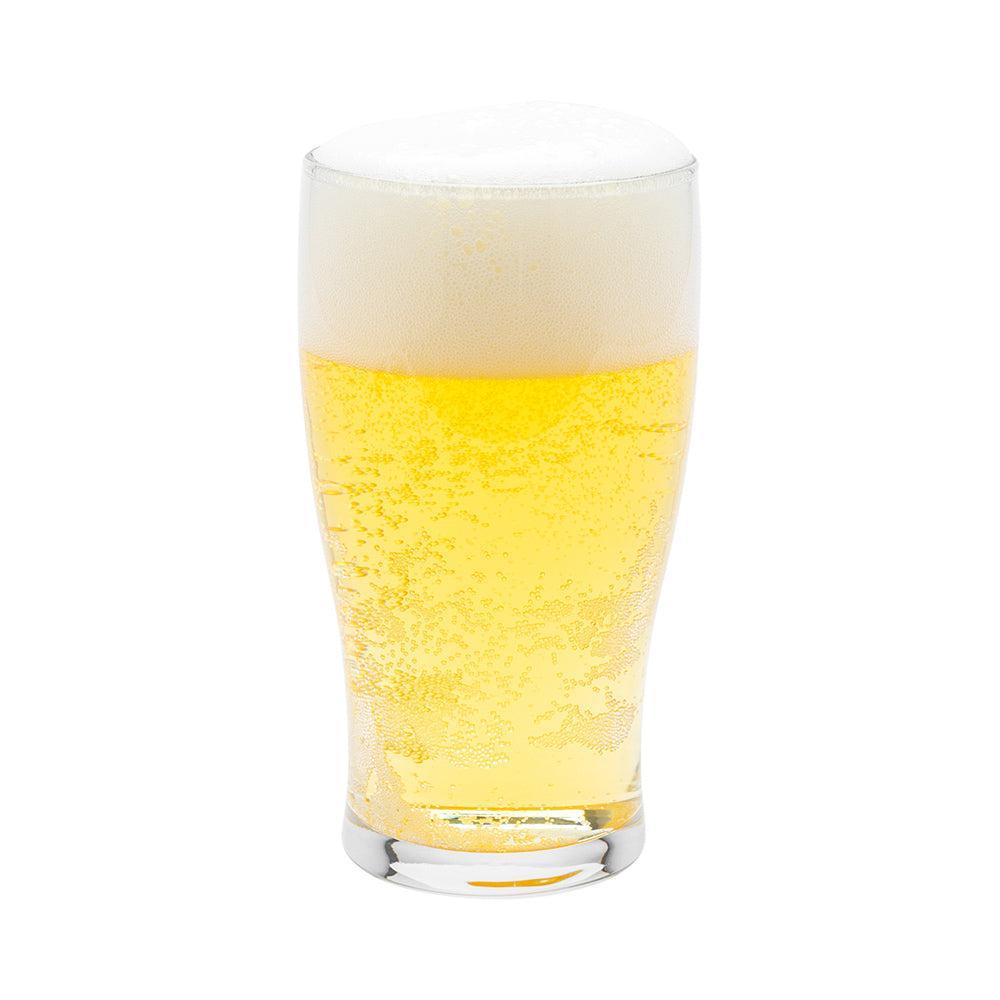 restaurantware Bev Tek 16 oz Tulip Beer Pint Glass - 3" x 3" x 5 3/4" - 12 count box