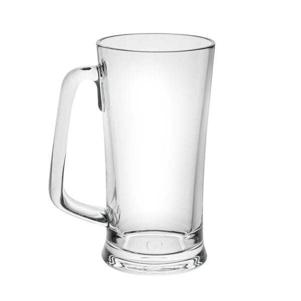 Restaurantware Bev Tek 17 Oz Polycarbonate Beer Mug - 4 3/4" X 3 1/4" X 6 1/2" - 48 Count Box